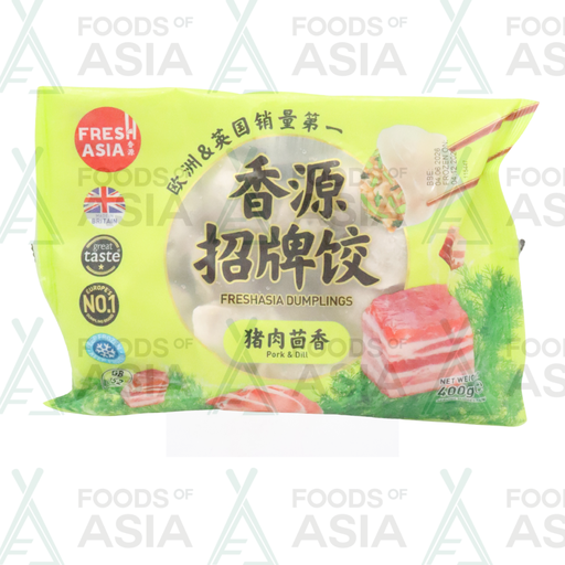 Fresh Asia  Pork & Dill Dumplings 400g