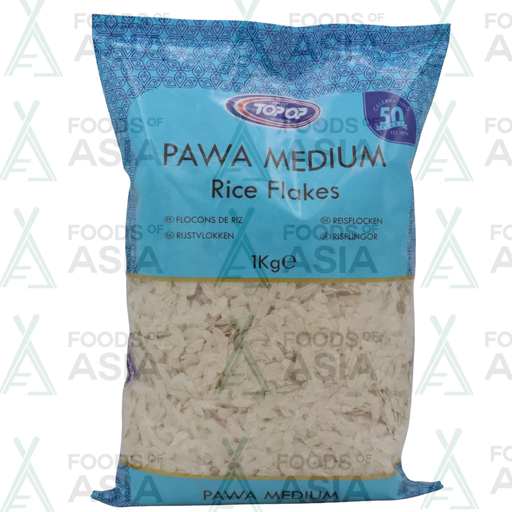 Topop Rice Flakes Pawa Medium 1kg