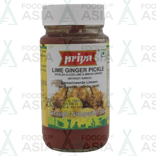 Priya Lime Ginger Pickle 300g