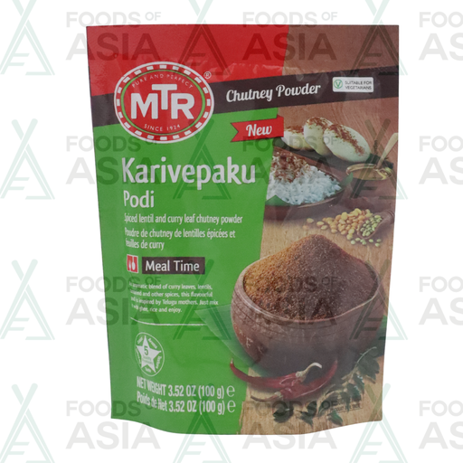 MTR Karivepaku Podi Chutney Powder 100g