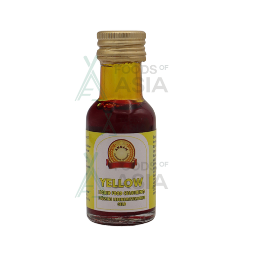 Annam Yellow Liquid Food Colouring 28ml