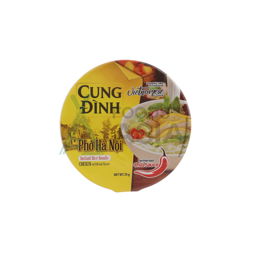 Cung Dinh Instant Noodle Chicken Bowl 68g