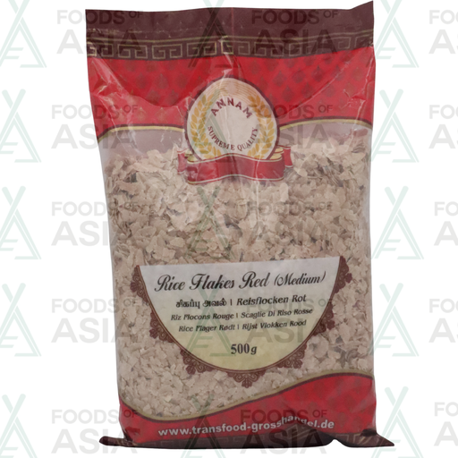 Annam Rice Flakes Red (Medium) 500g