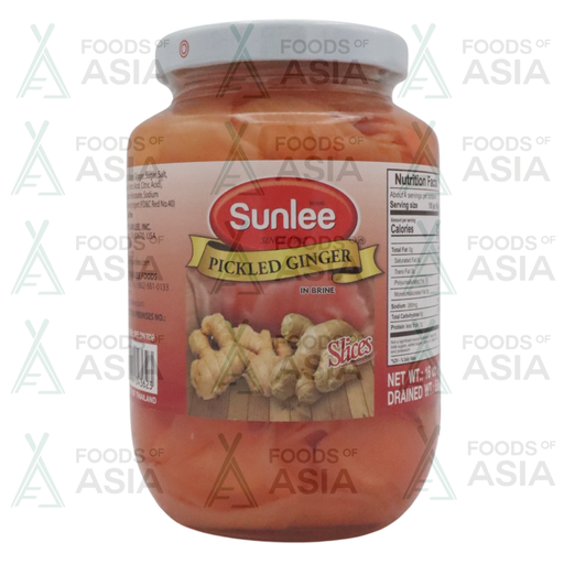 Sunlee pickled ginger pink brine 454g
