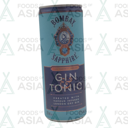 BOMBAY SAPHIRE GIN TONIC 250ML