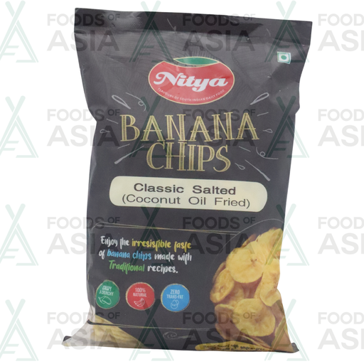 NITYA BANANA CHIPS CS (COCONUT OIL FRIED) 150G
