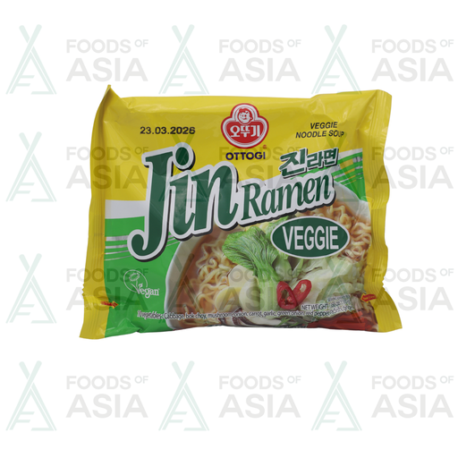 Ottogi Instant Noedels Jin Ramen Groente 110g