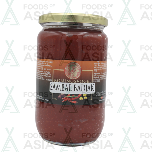 Koningsvogel Chilli Paste Badjak 750g