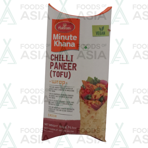 Haldiram's Wrap Chilli Paneer Tofu 156g
