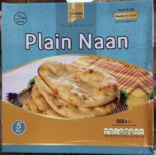 CROWN Tandoori Plain Naan 400g
