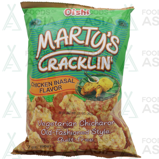 Oishi | Marty's Crackling Chicken Inasal Chicharon | 30x90g