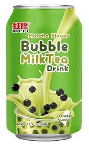 RICO Bubble Milk Tea Drink Matcha 340ml