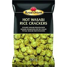 ROYAL ORIENT Rice Cracker Wasabi Hot 150g