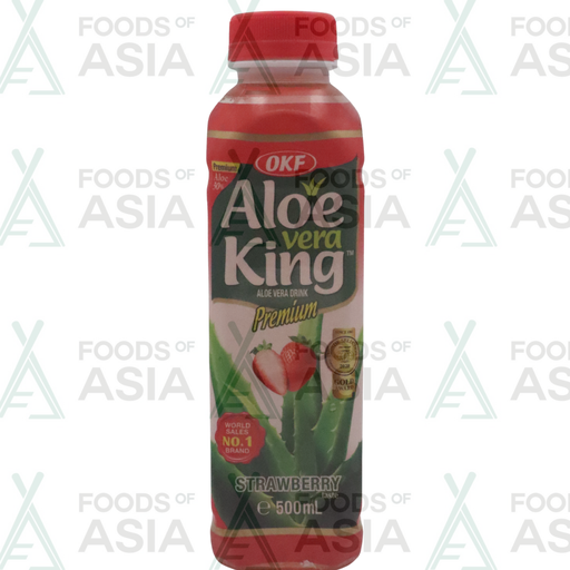 OKF Aloe Vera Drink Strawberry 500ml