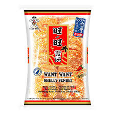 WANT WANT Rice Cracker Spicy Shelly Senbei 150g