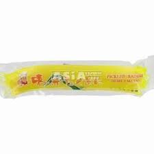 LV ZHENG FOOD Radish Half Cut Pickled 350g